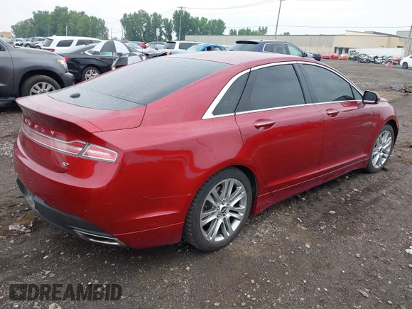 2014 Lincoln MKZ with VIN 3LN6L2GK3ER813789, listed as a IAAI auction lot 42884384 with 158,561 mi miles and . Bid and sale history available at DreamBid. Image 4.