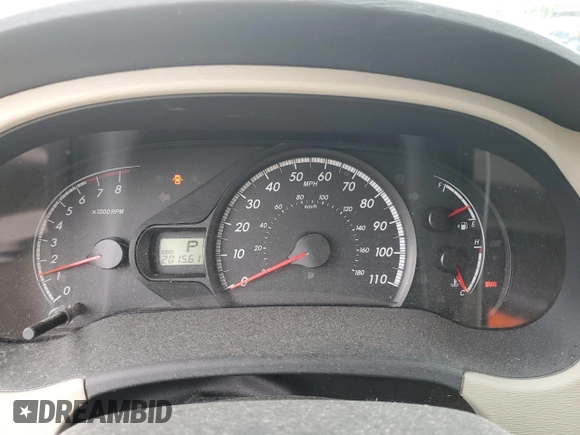 2014 Toyota Sienna L with VIN 5TDZK3DC3ES499663, listed as a Copart auction lot 57615535 with 201,561 mi miles and Salvage title. Bid and sale history available at DreamBid. Image 9.