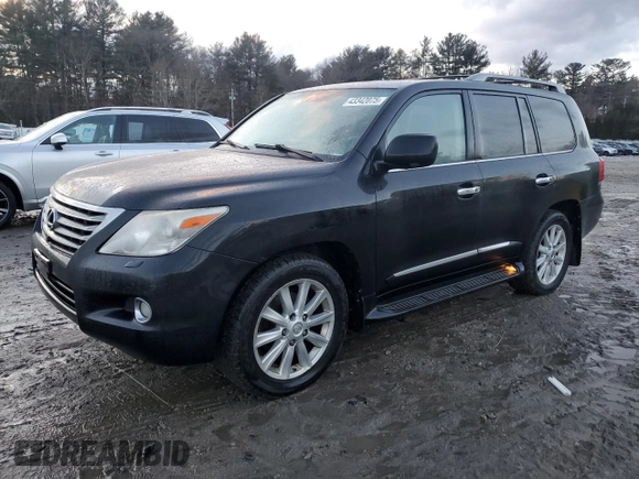 2011 Lexus LX 570 with VIN JTJHY7AXXB4083008, listed as a Copart auction lot 43342075 with 373,162 mi miles and Clean Title. Bid and sale history available at DreamBid. Image 1.