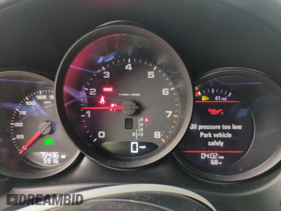 2020 Porsche Macan z VIN WP1AA2A51LLB10001, wystawiony jako Copart lot #59232675 z przebiegiem 75 436 mil mil oraz Szkoda całkowita • Salvage title. Historia ofert i sprzedaży dostępna na DreamBid. Obrazek 9.