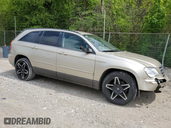 2007 Chrysler Pacifica Touring with VIN 2A8GM68X47R334872, listed as a Copart auction lot 58584315 with 98,967 mi miles and Salvage title. Bid and sale history available at DreamBid. Image 4.