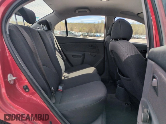 2008 Kia Rio LX with VIN KNADE123986373737, listed as a Copart auction lot 53919515 with 148,743 mi miles and Salvage Title. Bid and sale history available at DreamBid. Image 10.