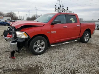 2015 Ram 1500 Big Horn with VIN 1C6RR7LT1FS787685, listed as a Copart auction lot 48374725 with 76,616 mi miles and Salvage Title. Bid and sale history available at carsss.com. Image 1.
