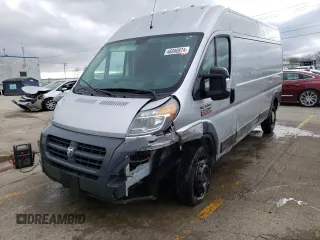 2015 Ram ProMaster Cargo with VIN 3C6TRVDG0FE512890, listed as a Copart auction lot 46890874 with 147,963 mi miles and Salvage Title. Bid and sale history available at carsss.com. Image 1.