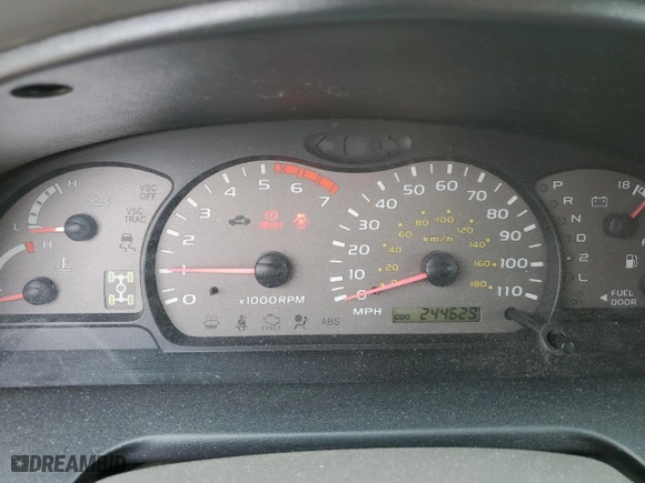 2004 Toyota Sequoia SR5 with VIN 5TDBT44A74S215534, listed as a Copart auction lot 50043435 with 244,629 mi miles and Clean Title. Bid and sale history available at carsss.com. Image 9.