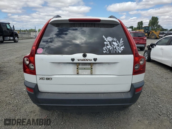 2005 Volvo XC90 with VIN YV1CY592251212028, listed as a Copart auction lot 73520134 with 232,161 mi miles and Salvage Title. Bid and sale history available at carsss.com. Image 6.