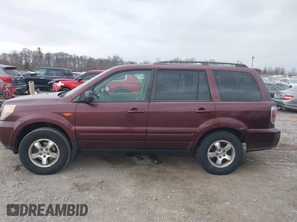 2007 Honda Pilot EX-L with VIN 2HKYF18687H512182, listed as a IAAI auction lot 41898954 with 181,701 mi miles and . Bid and sale history available at DreamBid. Image 14.