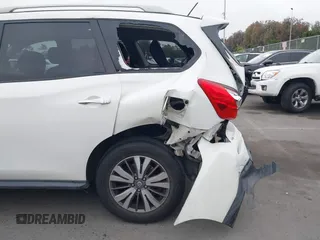 2018 Nissan Pathfinder SV z VIN 5N1DR2MMXJC663829, wystawiony jako IAAI lot #42083443 z przebiegiem 94 027 mil mil oraz . Historia ofert i sprzedaży dostępna na DreamBid. Obrazek 6.