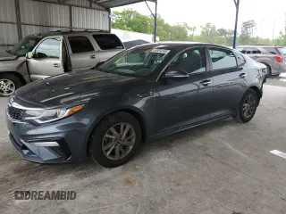 2020 Kia Optima LX with VIN 5XXGT4L39LG427313, listed as a Copart auction lot 53854195 with 84,258 mi miles and Salvage title. Bid and sale history available at DreamBid. Image 1.