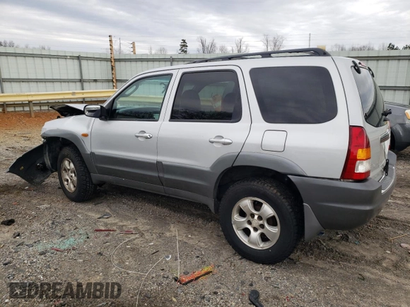 2002 Mazda Tribute LX with VIN 4F2CU08122KM01491, listed as a Copart auction lot 45290265 with 134,141 mi miles and Salvage Title. Bid and sale history available at carsss.com. Image 2.