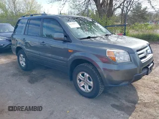2008 Honda Pilot VP with VIN 5FNYF18208B039214, listed as a IAAI auction lot 42198076 with 212,159 mi miles and . Bid and sale history available at DreamBid. Image 1.