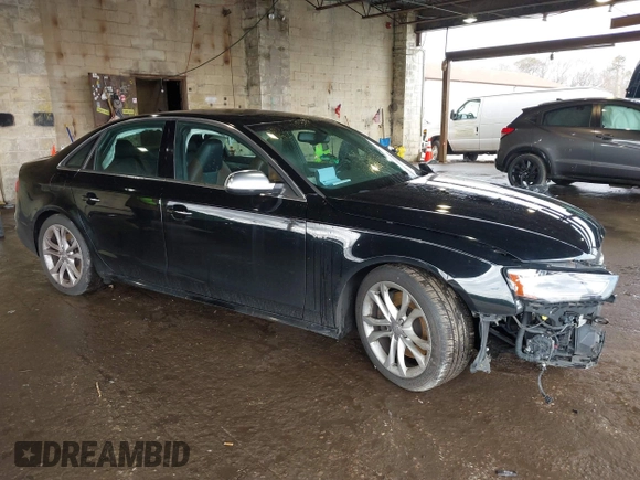 2014 Audi S4 Premium Plus with VIN WAUDGAFL8EA119191, listed as a IAAI auction lot 41697393 with 157,166 mi miles. Bid and sale history available at carsss.com. Image 1.