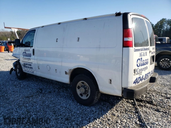 2012 Chevrolet Express Cargo z VIN 1GCWGFCAXC1184326, wystawiony jako Copart lot #88801015 z przebiegiem 393 415 mil mil oraz Szkoda całkowita • Salvage title. Historia ofert i sprzedaży dostępna na DreamBid. Obrazek 2.