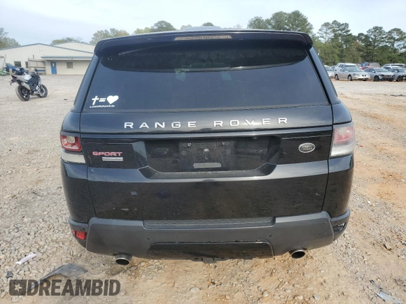2015 Land Rover Range Rover Sport Supercharged with VIN SALWR2TF4FA522556, listed as a Copart auction lot 50923545 with 124,759 mi miles and Salvage title. Bid and sale history available at DreamBid. Image 6.