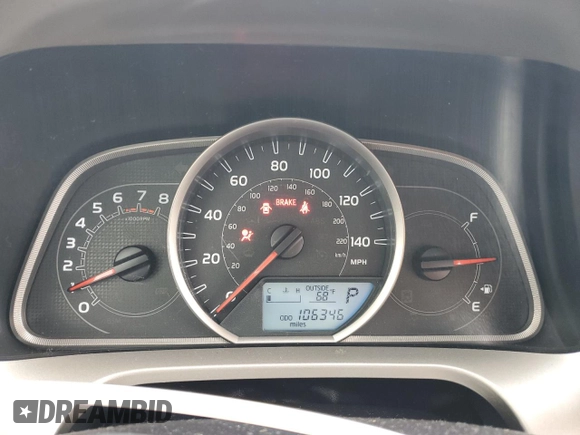 2015 Toyota RAV4 LE with VIN JTMBFREV1FJ043457, listed as a Copart auction lot 60525945 with 106,346 mi miles and Salvage title. Bid and sale history available at DreamBid. Image 9.