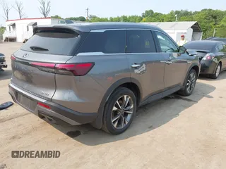2023 Infiniti QX60 Luxe z VIN 5N1DL1FSXPC359769, wystawiony jako IAAI lot #42389617 z przebiegiem 32 281 mil mil oraz . Historia ofert i sprzedaży dostępna na DreamBid. Obrazek 4.