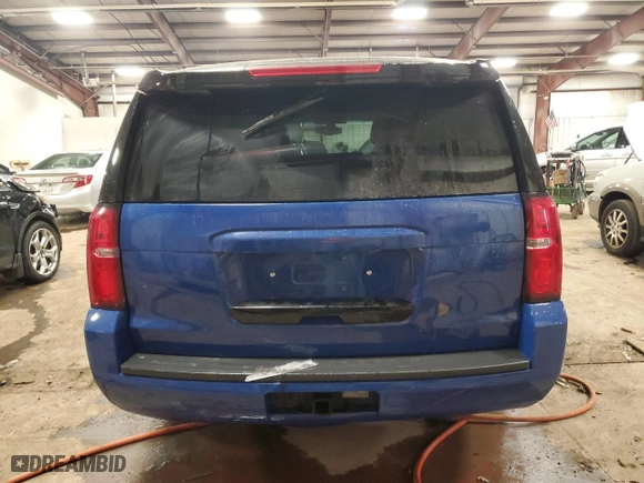 2018 Chevrolet Tahoe Commercial with VIN 1GNSKDEC3JR317191, listed as a Copart auction lot 44179195 with 123,380 mi miles and Clean Title. Bid and sale history available at carsss.com. Image 6.