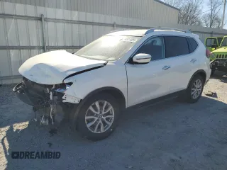 2017 Nissan Rogue SL with VIN JN8AT2MTXHW141733, listed as a Copart auction lot 46871025 with 120,769 mi miles and Salvage Title. Bid and sale history available at DreamBid. Image 1.