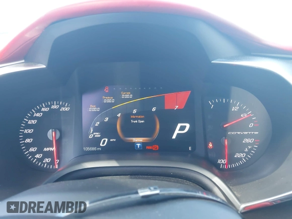 2014 Chevrolet Corvette Z51 3LT z VIN 1G1YM2D71E5116935, wystawiony jako IAAI lot #42341161 z przebiegiem 105 686 mil mil oraz . Historia ofert i sprzedaży dostępna na DreamBid. Obrazek 7.