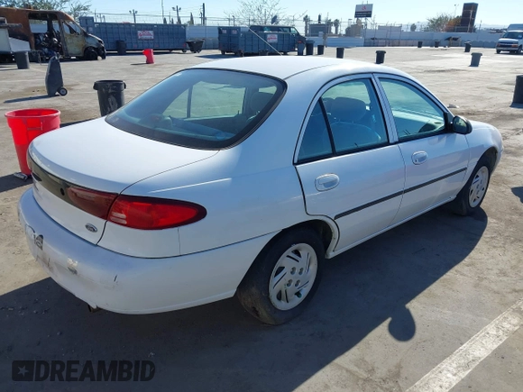 1999 Ford Escort LX with VIN 1FAFP10P7XW216711, listed as a IAAI auction lot 41851068 with 70,499 mi miles. Bid and sale history available at carsss.com. Image 4.