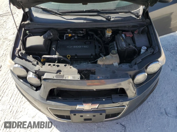 2013 Chevrolet Sonic LT with VIN 1G1JC5SHXD4198167, listed as a Copart auction lot 44758085 with 103,449 mi miles and Salvage Title. Bid and sale history available at DreamBid. Image 11.