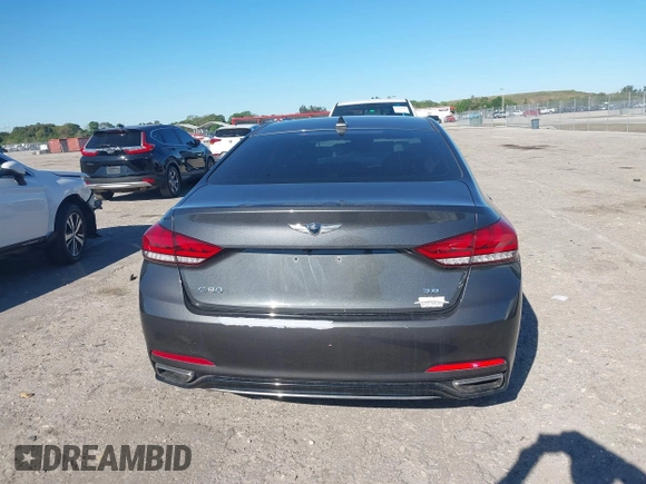 2018 Genesis G80 3.8L z VIN KMHGN4JE7JU226740, wystawiony jako IAAI lot #41821284 z przebiegiem 87 081 mil mil oraz . Historia ofert i sprzedaży dostępna na DreamBid. Obrazek 16.