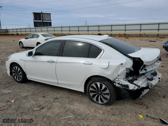 2017 Honda Accord Hybrid with VIN JHMCR6F35HC007106, listed as a Copart auction lot 50763055 with 125,260 mi miles and Salvage Title. Bid and sale history available at carsss.com. Image 2.
