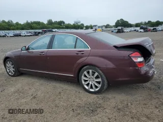 2008 Mercedes-Benz S 550 with VIN WDDNG86X98A194012, listed as a Copart auction lot 57961635 with 158,747 mi miles and Salvage title. Bid and sale history available at DreamBid. Image 2.