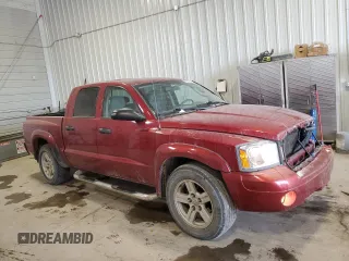 2007 Dodge Dakota SLT with VIN 1D7HW48P77S227488, listed as a Copart auction lot 84265044 with 189,982 mi miles and Salvage Title. Bid and sale history available at carsss.com. Image 4.