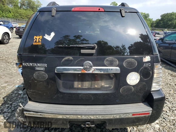 2008 Mercury Mountaineer Premier with VIN 4M2EU48E28UJ17420, listed as a Copart auction lot 62993604 with 214,017 mi miles and Salvage Title. Bid and sale history available at carsss.com. Image 6.