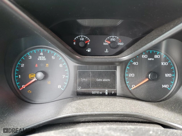 2021 Chevrolet Colorado 4WD Work Truck with VIN 1GCGTBENXM1188273, listed as a Copart auction lot 44998455 with 50,710 mi miles and Salvage Title. Bid and sale history available at carsss.com. Image 9.