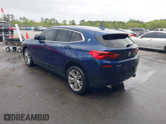 2019 BMW X2 sDrive28i with VIN WBXYJ3C52K5N10612, listed as a IAAI auction lot 41937104 with 107,283 mi miles. Bid and sale history available at carsss.com. Image 3.