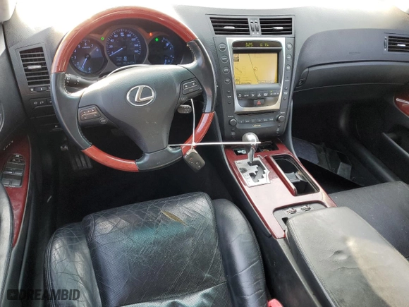 2010 Lexus GS 350 with VIN JTHBE1KS6A0049105, listed as a Copart auction lot 43037225 with 251,483 mi miles and Salvage Title. Bid and sale history available at carsss.com. Image 8.