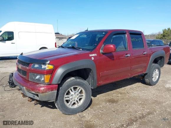 2011 Chevrolet Colorado LT w/1LT with VIN 1GCHTCFE7B8129582, listed as a IAAI auction lot 41836499 with 189,425 mi miles. Bid and sale history available at carsss.com. Image 2.