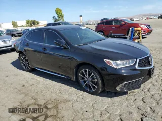 2018 Acura TLX Technology with VIN 19UUB3F55JA003344, listed as a Copart auction lot 59214005 with Not provided miles and Salvage title. Bid and sale history available at DreamBid. Image 4.
