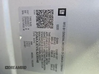2020 Chevrolet Equinox LT z VIN 2GNAXJEV5L6230548, wystawiony jako IAAI lot #42573168 z przebiegiem 95 519 mil mil oraz . Historia ofert i sprzedaży dostępna na DreamBid. Obrazek 29.