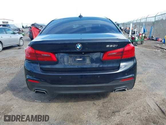 2018 BMW 5 Series 530i with VIN WBAJA5C50JWA35707, listed as a IAAI auction lot 41722656 with 137,619 mi miles and . Bid and sale history available at DreamBid. Image 16.