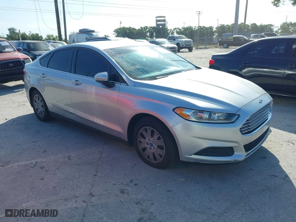 2014 Ford Fusion S with VIN 3FA6P0G7XER124010, listed as a IAAI auction lot 41899089 with 115,406 mi miles. Bid and sale history available at carsss.com. Image 1.