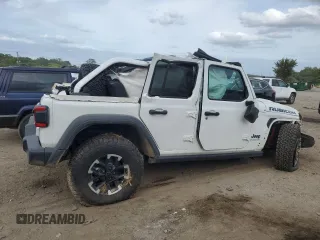 2024 Jeep Wrangler Rubicon with VIN 1C4RJXR67RW171200, listed as a Copart auction lot 71599434 with Not Provided miles and Salvage Title. Bid and sale history available at DreamBid. Image 3.