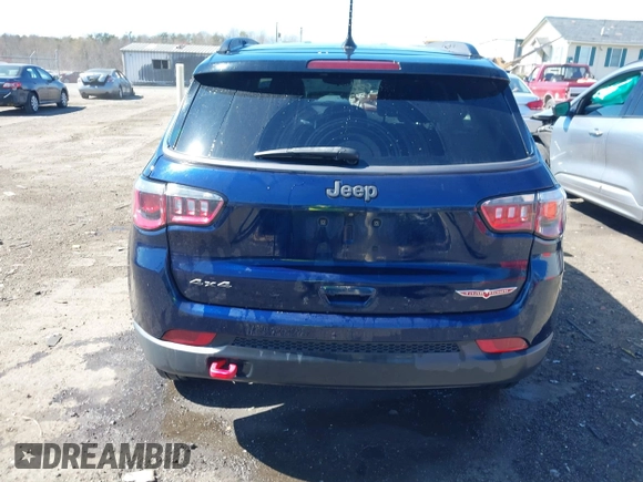 2020 Jeep Compass Trailhawk with VIN 3C4NJDDB1LT106549, listed as a IAAI auction lot 41885628 with 98,374 mi miles and . Bid and sale history available at DreamBid. Image 16.