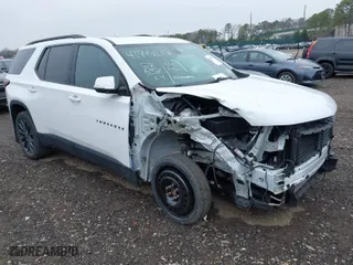2022 Chevrolet Traverse RS with VIN 1GNEVJKW6NJ111191, listed as a IAAI auction lot 41990233 with 58,532 mi miles. Bid and sale history available at carsss.com. Image 1.