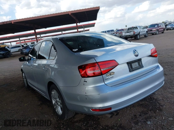 2015 Volkswagen Jetta S с VIN 3VW2K7AJXFM253042, выставлен на аукционе IAAI как лот 41935515 с пробегом 160 574 миль миль и . История ставок и продаж доступна на DreamBid. Изображение 16.