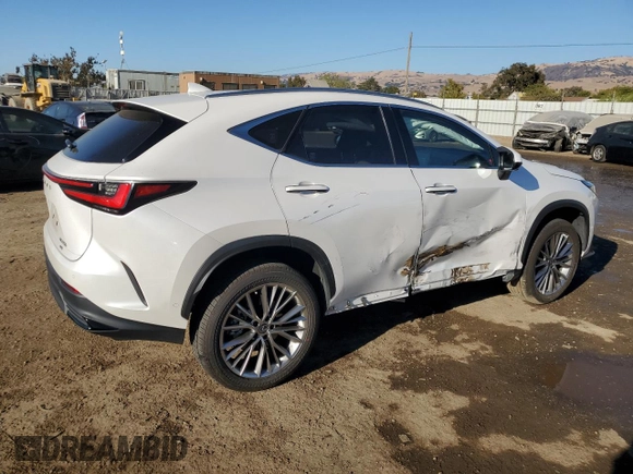 2023 Lexus NX 350h Luxury with VIN JTJHKCEZ1P5008530, listed as a Copart auction lot 77822014 with 32,615 mi miles and Salvage Title. Bid and sale history available at DreamBid. Image 3.
