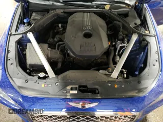 2021 Genesis G70 2.0T with VIN KMTG44LA3MU073734, listed as a Copart auction lot 77849884 with 31,477 mi miles and Salvage Title. Bid and sale history available at carsss.com. Image 11.
