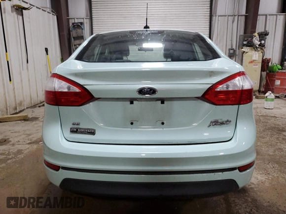 2017 Ford Fiesta SE with VIN 3FADP4BJ1HM130345, listed as a Copart auction lot 53096195 with 10,615 mi miles and Salvage Title. Bid and sale history available at carsss.com. Image 6.