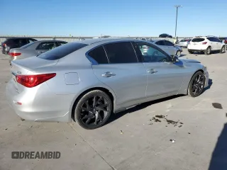 2014 Infiniti Q50 Sport with VIN JN1BV7AP0EM689376, listed as a Copart auction lot 42534115 with 112,187 mi miles and Salvage Title. Bid and sale history available at DreamBid. Image 3.