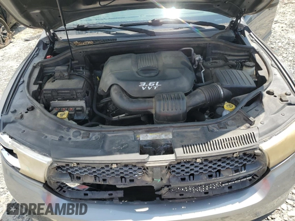 2012 Dodge Durango SXT with VIN 1C4RDHAG8CC206577, listed as a Copart auction lot 59617805 with 309,969 mi miles and Non repairable. Bid and sale history available at DreamBid. Image 12.