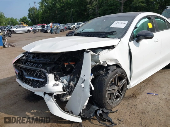 2020 Mercedes-Benz CLA 250 with VIN W1K5J4HB1LN122685, listed as a IAAI auction lot 42435026 with 52,184 mi miles and . Bid and sale history available at DreamBid. Image 6.