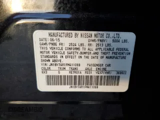2015 Infiniti Q50 Premium with VIN JN1BV7AR1FM411069, listed as a Copart auction lot 54003945 with 118,888 mi miles and Salvage Title. Bid and sale history available at carsss.com. Image 12.