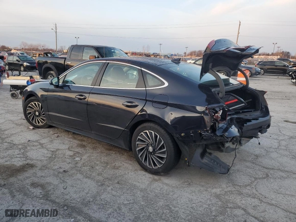 2023 Hyundai Sonata Hybrid Limited with VIN KMHL54JJ5PA066959, listed as a Copart auction lot 85324614 with 19,091 mi miles and Salvage Title. Bid and sale history available at carsss.com. Image 2.